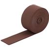 DICOSMETIC Nastro elastico in poliestere da 5,5 m, colore marrone cocco, nastro elastico in maglia, larghezza 5,1 cm, cinturino da cucito per cinture, pantaloni, vestiti e artigianato fai da te