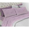 Riad Arredo Set Completo Letto 100% Cotone Morbido - Set Lenzuola con federe Mano Delicata Made in Italy (Bali Rosa, Singolo)