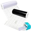 BOUFEIDA Smart Vinyl Permanent per Cri-cut Joy, 14x200+200CM Bianco Vinile adesivo intelligente, pellicola per plotter autoadesiva per tazze, automobili, striscioni, decorazioni fai da te