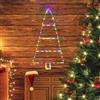 DIELIANHUA Lumiere Noel Exterieur, 90CM Noel Guirlande Lumineuse Electrique, LED Échelle Guirlande Lumineuse avec Crochet, 8 Modes, Minuterie, Décoration Pour Noël, Maison, Jardin, Intérieur, Extérieur