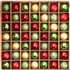 KEORHEZ 49 pezzi Piccole palline di Natale, 3 cm, decorazioni per albero di Natale rosso oro, palline di Natale rosso oro verde, palline lucide/opaque mini per albero di Natale, decorazioni per albero di