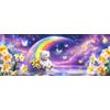 Bimkole DIY 5D Grande Diamond Painting Kit Completo Fai da Te Orsacchiotto, Luna Pittura Diamante Punto Croce Strass Arte E Creazione Di Mosaico Decorazione Murale Artigianale 30x80 cm