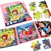 Astaron Puzzle magnetici da favola per bambini, giocattoli educativi da viaggio, 20-30 pezzi puzzle magnetici per apprendimento su strada, regali