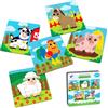 ACTIVE PUZZLES - Puzzle Speciali per l'Autismo - DSA | Bambini e Adolescenti | Rompicapo in Legno, Tagliati al Laser, Sostenibili ed -Eco-compatibili, Finitura Premium (Fattoria Animali)