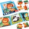 ASTARON puzzle magnetico per bambini, 37 pezzi animali della foresta, cartone, jigsaw, 3-6 anni, regali di compleanno per bambini