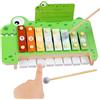 KUKUTrue® Montessori Giocattolo 2 3 4 5, Giochi da 2 Anni, Giocattoli da 4 Anni Bambino, Tastiera per Bambini, Xilofono, Giocattolo Pianoforte Animali, Regalo 2 3 4 5 Bambini Ragazzi Ragazze