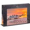 Ulmer Puzzleschmiede - Puzzle Sole serale su Rügen - Sedie da spiaggia sul Mar Baltico al tramonto - Isola di Rügen, Germania