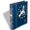 Leuchtturm VISTA Euro-Set Album Band 1: Münzalbum VISTA, Band 1 für 12 Euro Kursmünzensätze, inkl. Schutzkassette, blau