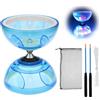 KQWVZ Diabolo - Set da giocoliere con cuscinetti a sfera, 4,5 mm, diabolo luminoso al buio, per bambini e adulti e principianti, giocattolo per giocolieri