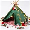 Minamzee 1:12 Tenda per mobili per la casa delle bambole, stile fata, tenda in pizzo in miniatura, con tappeto, accessori per la casa delle bambole, per giardino, terrazza, camera da letto, mobili