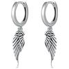 ONEFINITY Orecchini a forma di ali d'angelo, in argento Sterling 925, demone angelo, ali di goccia, gioielli da regalo per donne e uomini
