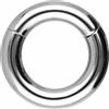 PIERCINGLINE Anello segmentato Clicker in acciaio chirurgico, piercing in oro, argento, rosa, nero o blu, per naso, setto, orecchio, elica o trago