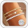 Bracciale Tennis Donna In Argento Sterling Con Zirconi 4mm – Regalo Per Mamma, Amica