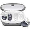 JBL Soundgear Clips Cuffie Open-Ear True Wireless, SonicArc Design, fino a 32 Ore di Autonomia, 4 Microfoni Beamforming, Resistenti ad Acqua e Polvere IP54, Tecnologia JBL OpenSound, Ghost White