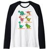 Tipi di dinosauri per bambini Favorit Di Uomo I miei dinosauri preferiti Maglia con Maniche Raglan