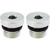 Create idea 2 tappi di tenuta M14 x 1,5 mm in acciaio al carbonio con guarnizione in gomma interno esagonale tappo per tubo dell'acqua utilizzato per sigillare pompe di olio idraulico sigillatura e