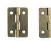 Heuskay 30 piccole cerniere per portagioie, mini cerniere in ottone anticato, con vite, per case musicali e case delle bambole (bronzo, 21 x 30 mm)