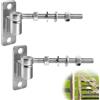 SUPAWAY 2 cerniera per cancello M12-15cm a bullone J cerniere pesanti per cancelli giardino fattoria recinzioni legno metallico regolabile