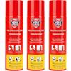 notlok Safety Work - 3x Mini Estintore Casa 500g con Schiuma Senza Fluoro | A, F, E fino a 1000V | Estintori per Casa Vacanze, Estintore Auto, Barca, Camper e Appartamento & B&B