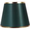 OSALADI Paralume Paralume Tamburo Paralume In Tessuto Accessori Decorati Paralumi Per Alberghi Piccolo Paralume E27 Lampada Da Terra Scrivania Verde Scuro Piccolo