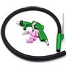 Chiloskit Kit pistola sabbiatrice PS-2 con 4 ugelli in ceramica da 5 mm e 6 mm (sabbiatrice+4 ugelli)