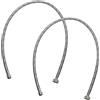 AERZETIX - Set di 2 tubi di alimentazione 1000mm 1/2'' femmina - 3/8'' maschio - tubo flessibile di collegamento - raccordi flessibili/sanitari per rubinetti/bagno/cucina - C51092