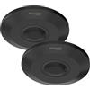 Oktaplex motion Oktaplex Ina - Set di 2 sensori di movimento a soffitto, 360 gradi, 6 m, sensore di movimento a soffitto, 230 V, colore: Nero