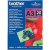 Brother BP71GA3 Carta per Stampanti a Getto d'Inchiostro, A3, Glossy