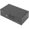 Digitus DIGITUS KVM Switch 4-Port DP 4K Dual D DS-12882