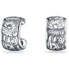 Bling Jewelry Orecchini A Clip Per L'Orecchio Senza Foro Con Fiori, Foglie, Cartilagine, Fascia, Girasole In Argento Sterling .925 Per Gioielli Occidentali Da Donna