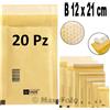 BFM BUSTA IMBOTTITA PLURIBALL TIPO B 12X21 cm PACK 20PZ AVANA