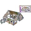 Eichhorn - Cavallo, Edificio con scatole per Cavalli e cancello, 30 Pezzi, 57 x 52 x 35 cm, dai 3 Anni in su