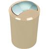 Spirella Design Push Pattumiera Sydney Bagno 5 Litri Coperchio Basculante Contenitore per Cosmetici Contenitore per rifiuti Beige