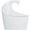 Spirella Cestino da bagno grande Spirella SYDNEY BLACK, polipropilene, bianco, 25 x 22,5 x 8,5 cm