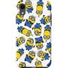 Minions Custodia per iPhone XR Minions Different Emotions Minions Pattern Logo