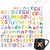 JJWNMLL 10 lettere in vinile, lettere maiuscole giganti, rimovibili, impermeabili, resistenti, adesivi in vinile, alfabeto completo (colore C)
