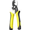 Yuecoom Spelafili Elettricista, Spellacavi Elettrici, Pinza Spelafili Elettricista, Pinza Elettricista Multifunzione, Pinza Spelafili per Stripping Crimping, 8-14mm²,Acciaio 45#
