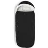 Stokke Coprigambe Stokke YOYO, Nero - Fodera in Sherpa, Cappuccio in Pile con coulisse, Doppia Imbottitura - Lavabile in Lavatrice a 30°C - Include Borsa Piccola