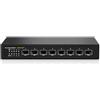 Elfcam® - 10 Gb Switch in fibra ottica compatibile con Freebox Ultra, con 8 porte 10G SFP+ Plug & Play Non Gestito (8 porte 10Gb SFP+)