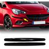 4R Quattroerre.it 2364 Bumper Profili Paracolpi Universali per Auto, Nero, Set da 2