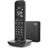 Gigaset CL390 - Telefono DECT - Funzione Black List e Non disturbare - Vivavoce - Ampio Display - Standard, Nero [Versione Italiana]