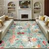 HUGEAR Verde Tappeto Salotto 240x300cm Camera Da Pranzo Antiscivolo Tappeti Lavabile In Lavatrice Carpet Moderno Motivo Floreale Esterno Pelo Corto Misure Grandi Cameretta Sala Rug