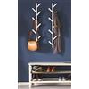 Premium Racks Appendiabiti e cappello, design moderno, montaggio a parete, elegante, colore: bianco