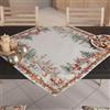 PETTI Artigiani Italiani - Centrotavola Natalizio per Tavolo Cucina, Runner Tavola 90x90 cm, Centro Tavola Santas Land, 100% Made in Itay
