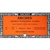 Arches Blocco Per Acquerello Incollato 4 Lati (20 Fogli) - Grana Torchon - 300 G/Mq - 15 X 30 cm