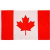 PHENO FLAGS Bandiera Canada 90x150cm - canadese - resistente alle intemperie - con occhielli in ottone - 100% poliestere - cuciture doppie robuste e colori vivaci - per gli amanti delle bandiere