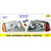 DEPO Auto Parts FARO FANALE PROIETTORE ANTERIORE DX - SX P/GRIGIA PER FIAT CINQUECENTO dal 1992>