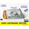 DEPO Auto Parts FARO FANALE PROIETTORE ANTERIORE DESTRO P/GRIGIA PER FIAT CINQUECENTO dal 1992>