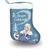 Disney Elsa e Olaf Calza di Natale di Babbo Natale, Frozen Decorazione Dell'albero di Natale, Ornamento per Il Camino, Caramelle e Sacchetto Regalo, 42 x 32 CM | Blu