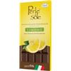 Perle di Sole - Tavoletta di Cioccolato Fondente al Limone, 100 g. - Cioccolato Artigianale Extra Fondente con Aroma Naturale di Limone - Delizia dal Gusto Intenso e Fresco, Made in Italy